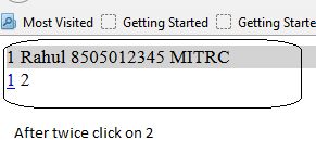 data is not displayed correctly